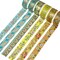 Wrapables Elegant Gold Foil Washi Tape Box Set for Arts & Crafts, Scrapbooking, Stationery, Diary (12 Rolls)